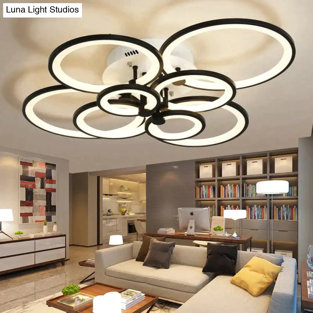 Surface Mounted Modern Led Ceiling Lights For Living Room Bedroom