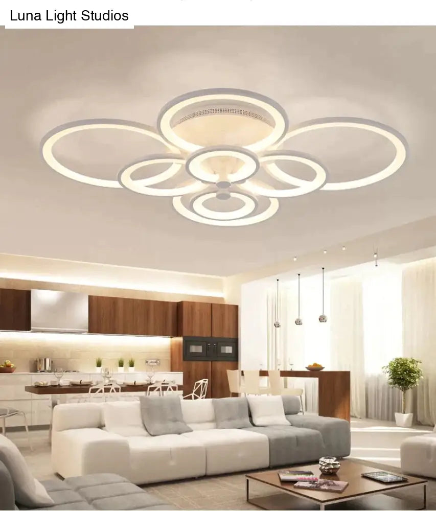 Surface Mounted Modern Led Ceiling Lights For Living Room Bedroom