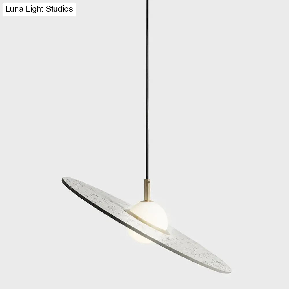 Minimalist Terrazzo Disc Suspension Ceiling Pendant Light