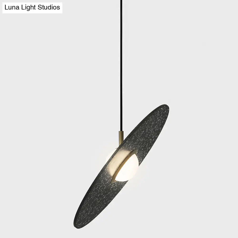 Minimalist Terrazzo Disc Suspension Ceiling Pendant Light