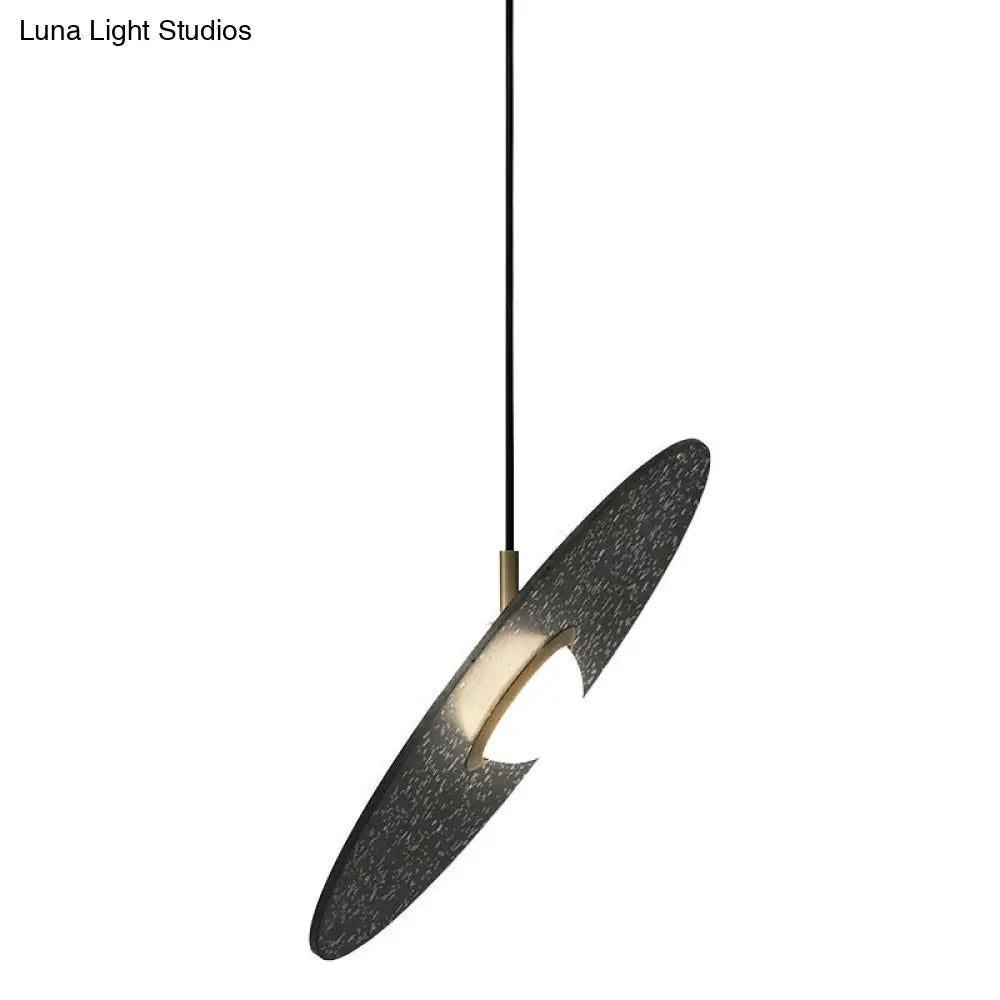 Minimalist Terrazzo Disc Suspension Ceiling Pendant Light