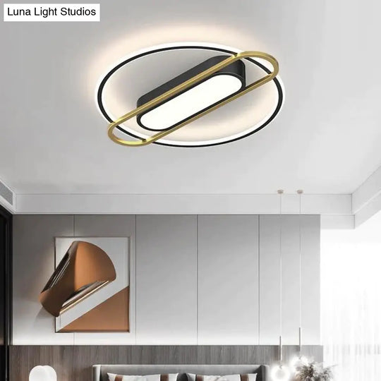 Thin Bedroom Restaurant Modern Simple Side-Emitting Led Ceiling Lamp Decoration