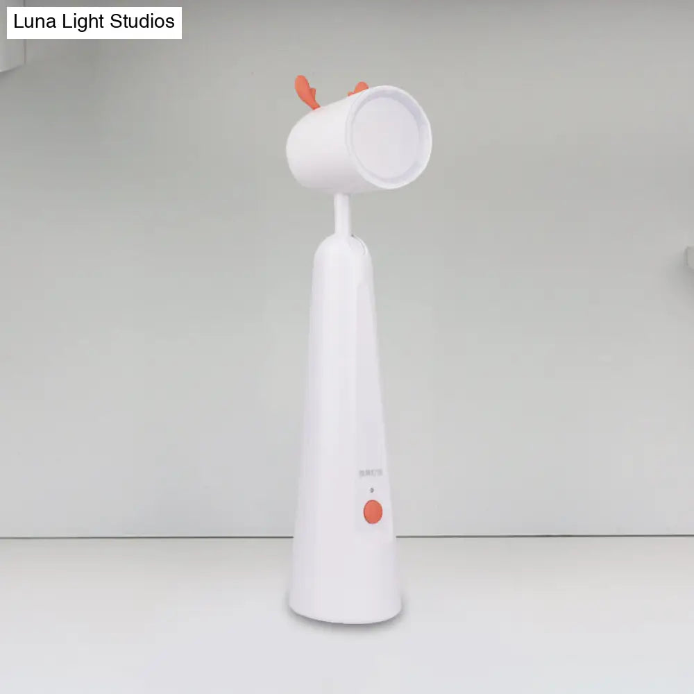 Tien Kuan - Kid’s Kids Antler Adjustable Desk Lamp Plastic Bedroom Led Reading Book Light In