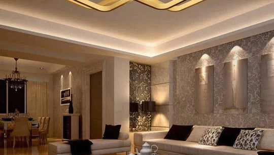 Touch Remote Dimming Modern Plafon Led Ceiling Lamp Fixture Aluminum Dining Living Room Bedroom