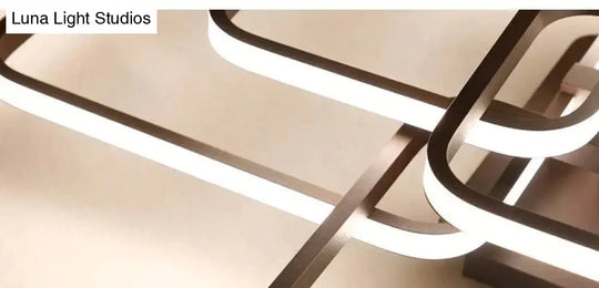 Touch Remote Dimming Modern Plafon Led Ceiling Lamp Fixture Aluminum Dining Living Room Bedroom