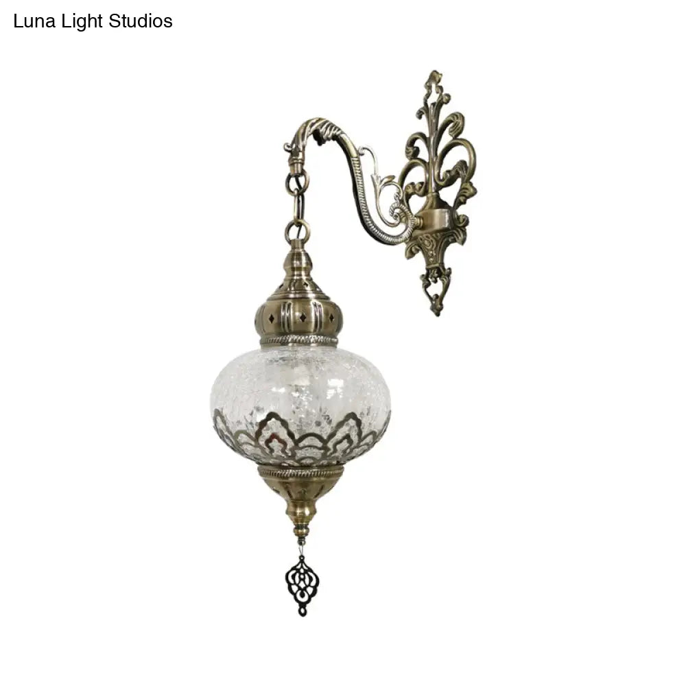 Traditional 5/7 Wide Metal Wall Sconce Light Fixture - White/Yellow Single-Bulb Mount