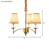 Traditional Gold Chandelier With 6/8/10 Bulb Suspension Pendant Light
