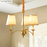 Traditional Gold Chandelier With 6/8/10 Bulb Suspension Pendant Light