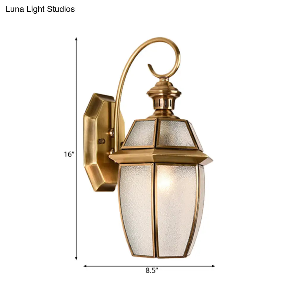 Traditional Gold Urn Sconce - Wall Lighting Fixture For Dining Room