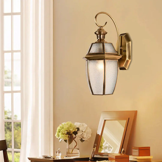 Traditional Gold Urn Sconce - Wall Lighting Fixture For Dining Room