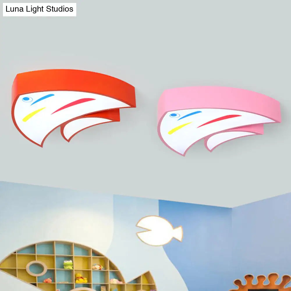 Tropical Fish Led Flush Mount Lighting For Kids’ Kindergarten: A Bright And Fun Addition!