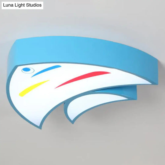 Tropical Fish Led Flush Mount Lighting For Kids’ Kindergarten: A Bright And Fun Addition!