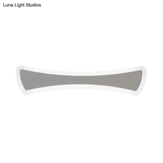 Ultra-Thin Led Silver Vanity Lamp: Modern Acrylic Wall Sconce Lighting For Bathrooms