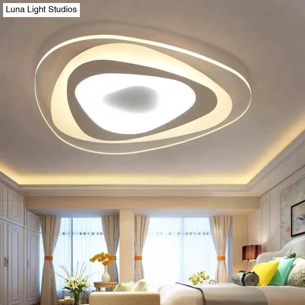 Ultra Thin Triangle Ceiling Lights Lamps For Living Room Bedroom