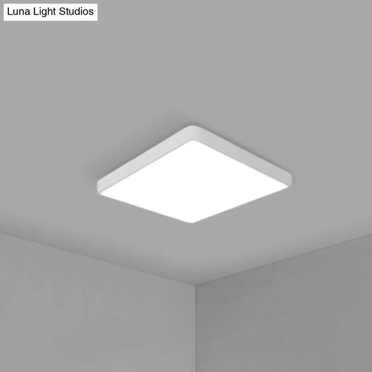 Ultrathin Led Ceiling Light Fixture - Sleek & Modern Conference Room Lighting White / 12