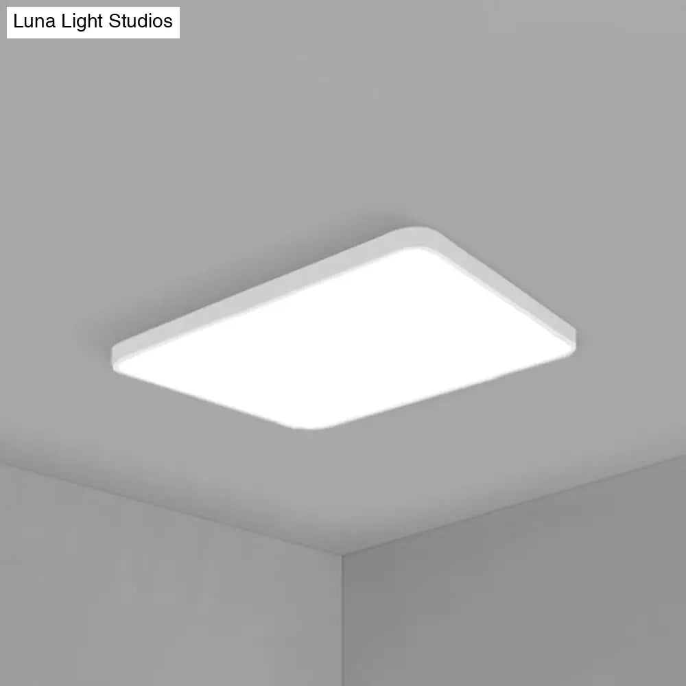 Ultrathin Led Ceiling Light Fixture - Sleek & Modern Conference Room Lighting White / 35.5