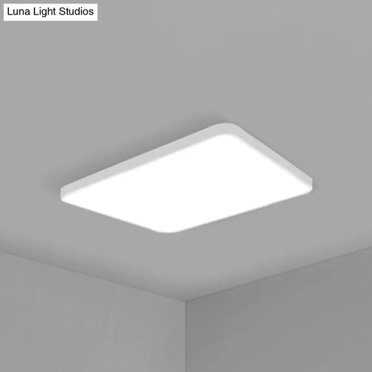 Ultrathin Led Ceiling Light Fixture - Sleek & Modern Conference Room Lighting White / 35.5