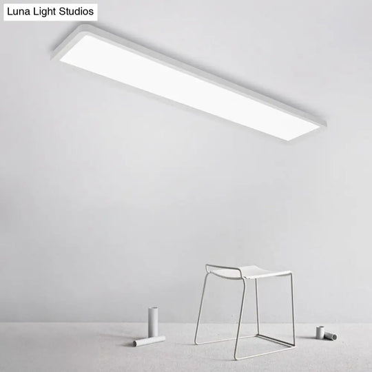 Ultrathin Led Flush Mount Ceiling Lamp - 16/19.5/31.5 Warm/White Light Options White / 16