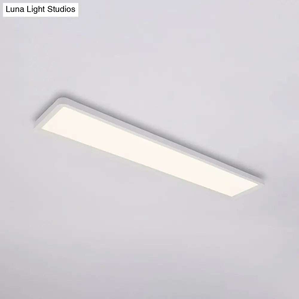 Ultrathin Led Flush Mount Ceiling Lamp - 16’/19.5’/31.5’ Warm/White Light Options
