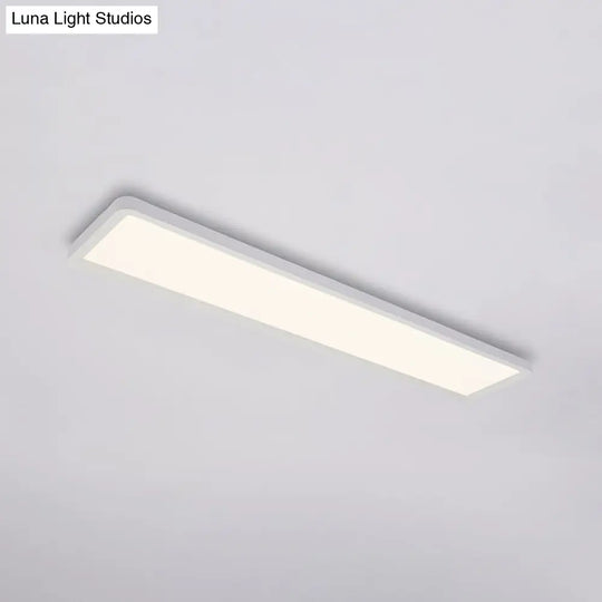 Ultrathin Led Flush Mount Ceiling Lamp - 16’/19.5’/31.5’ Warm/White Light Options