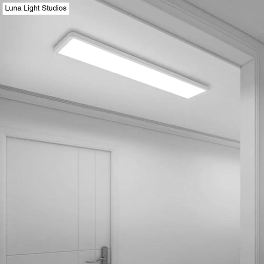 Ultrathin Led Flush Mount Ceiling Lamp - 16/19.5/31.5 Warm/White Light Options