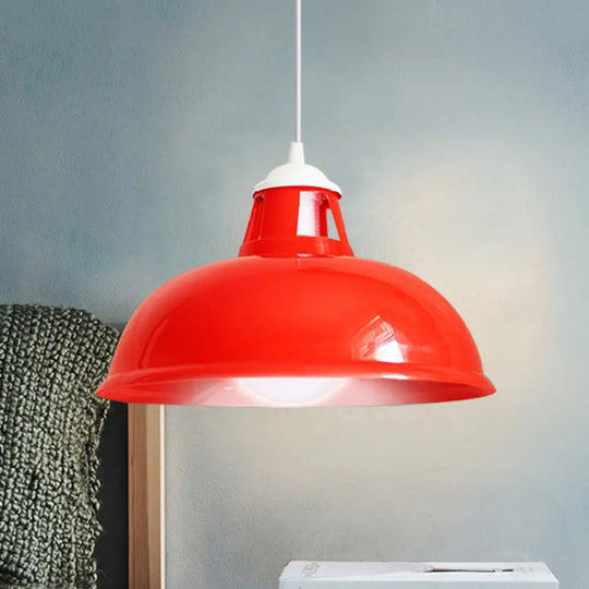 Vintage Coin Pattern Pendant Light With Acrylic Shade - 1 Bulb Ceiling Fixture For Restaurant