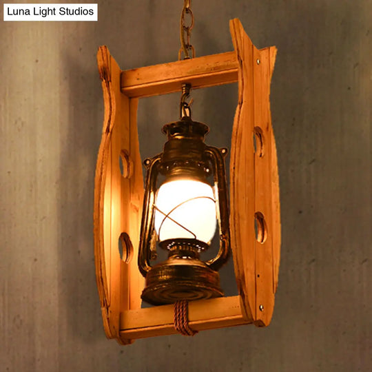 Vintage Fish-Shaped Pendant Light With Opal Glass In Weathered Copper