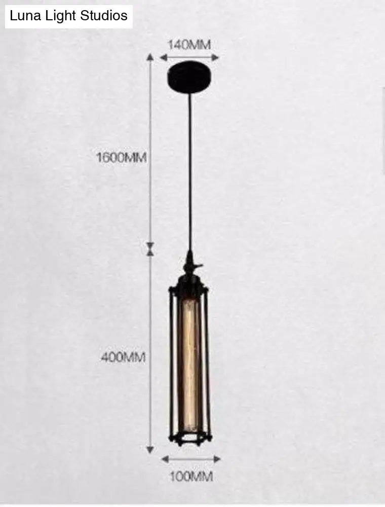 Vintage Flute Pendant Light Fixtures Industrial Retro Lamp For Kitchen Island Bar Living Room E27