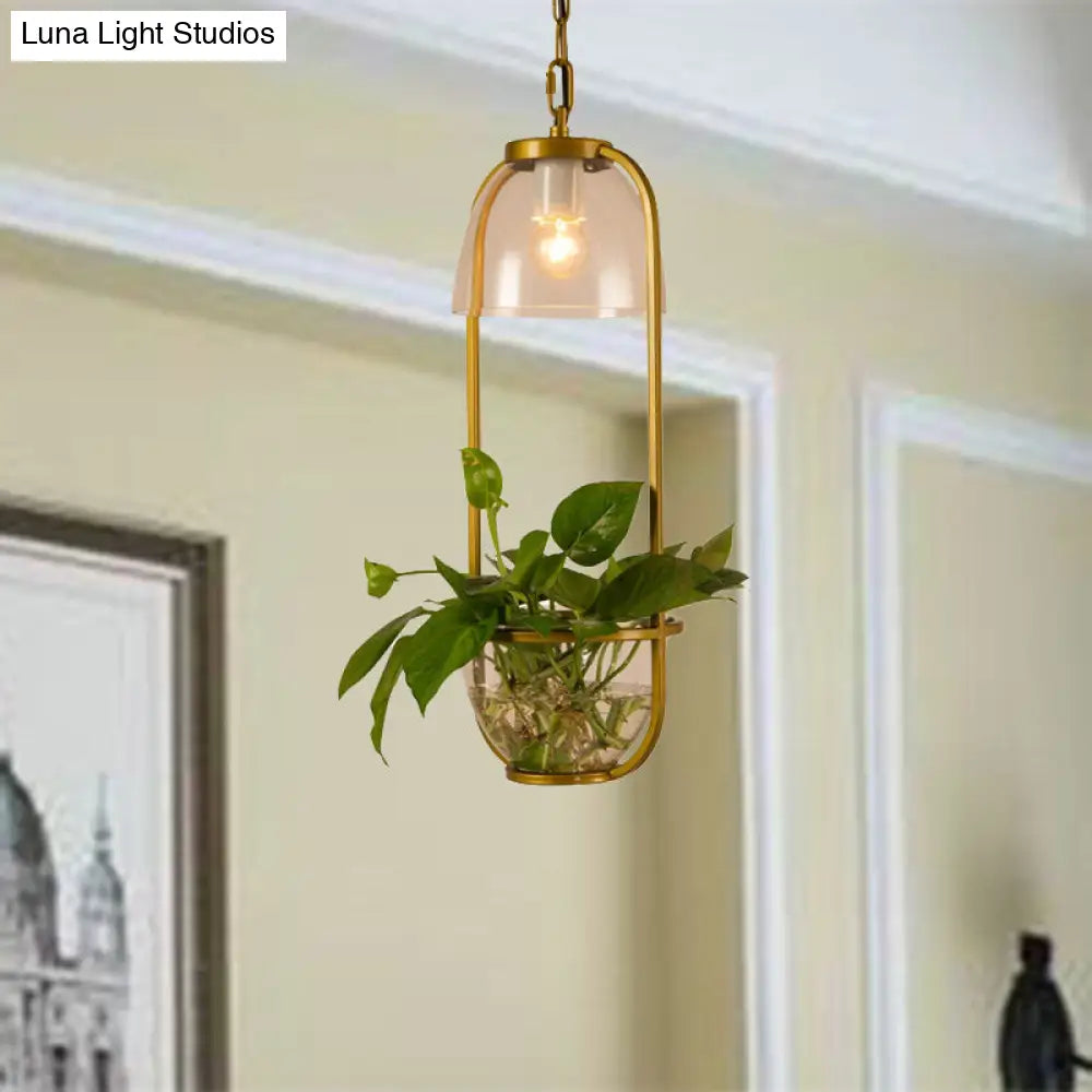 Vintage Rectangle Pendant Ceiling Light With Led Bulb In Black White Or Gold For Restaurants