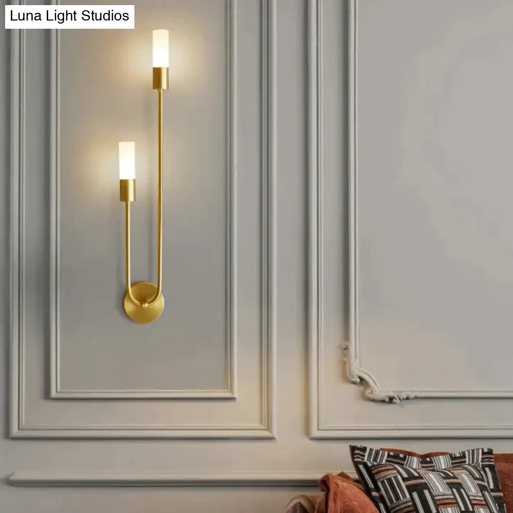 Wall Lamp All Copper Bedroom Bedside Modern Simple Living Room Nordic Creative Hotel Corridor Stair