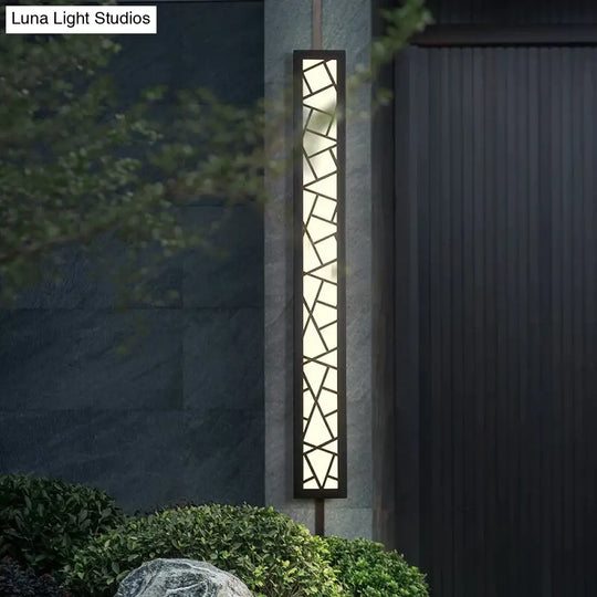 Waterdichte Outdoor Wandlamp Led Tall Ip65 Aluminium Licht Tuin Villa Veranda Blaker 110V 220V Wall