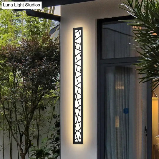 Waterdichte Outdoor Wandlamp Led Tall Ip65 Aluminium Licht Tuin Villa Veranda Blaker 110V 220V Wall