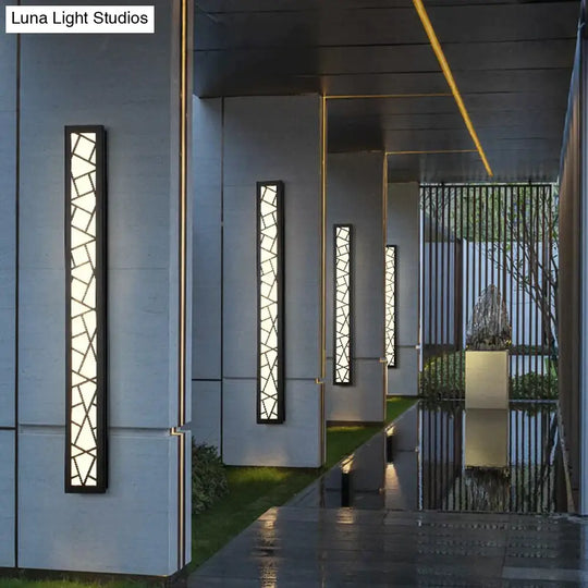 Waterdichte Outdoor Wandlamp Led Tall Ip65 Aluminium Licht Tuin Villa Veranda Blaker 110V 220V Wall