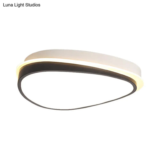 Waterdrop Acrylic Flush Ceiling Light - Minimalist Led 16/19.5/23.5 Wide Warm/White