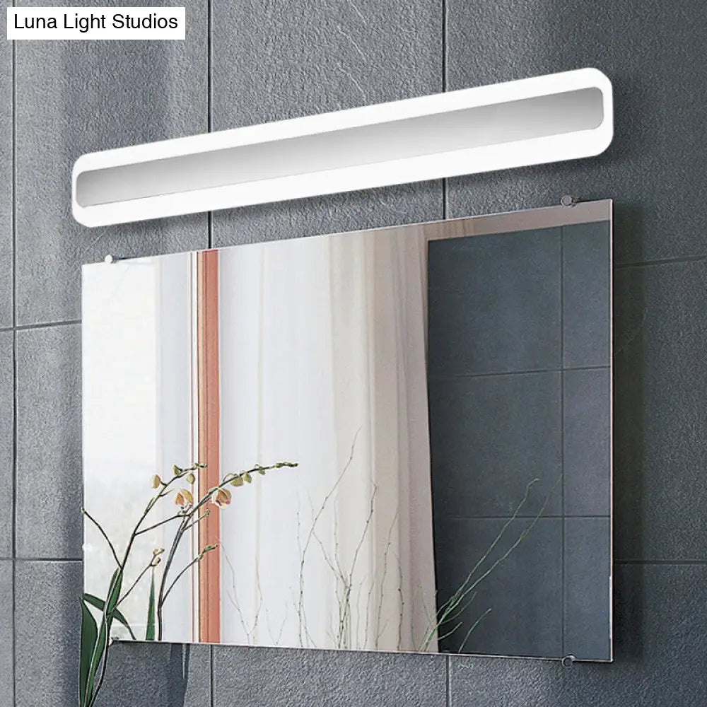 Waterproof Led Wall Mount Light Fixture - Nordic Acrylic Vanity Sconce For Bathrooms