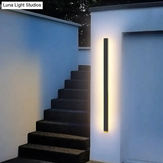 Waterproof Outdoor Wall Lamp Led Long Ip65 Aluminum Light Garden Villa Porch Sconce Luminaire