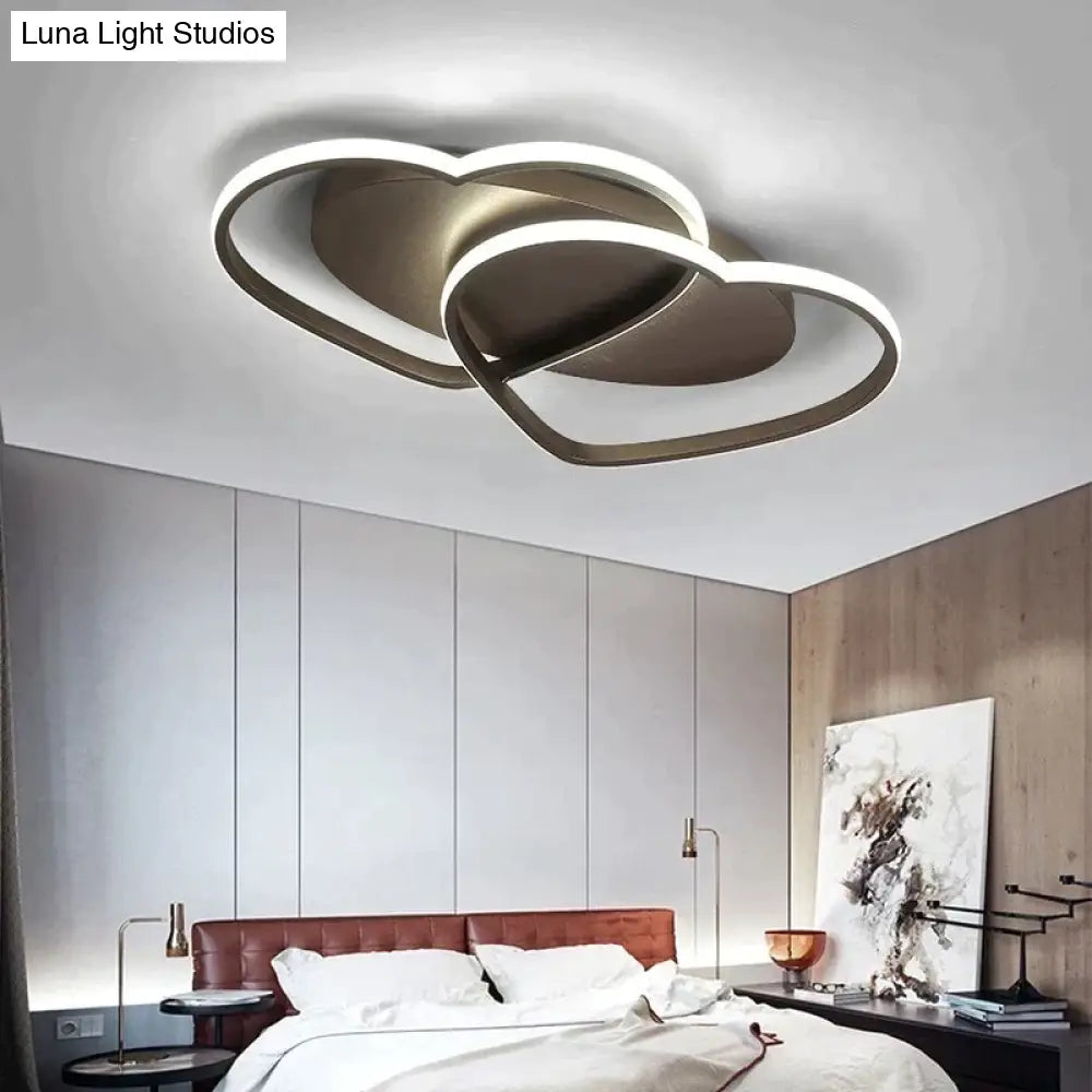 White/Coffee Finnish Modern Led Pendant Lights Creative Luminaria Led Teto Living Room Kids Aisle