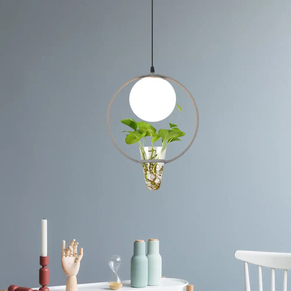 White Glass Factory Hanging Pendant Ceiling Light With Unique Design Options Grey