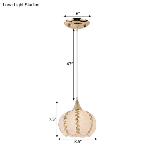 White Hanging Pendant Lamp For Dining Room - Traditional Plastic Dome/Drum/Wide Flare Suspension 1