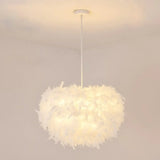White Minimalistic Hemisphere Pendant Light For Living Room / 20.5’