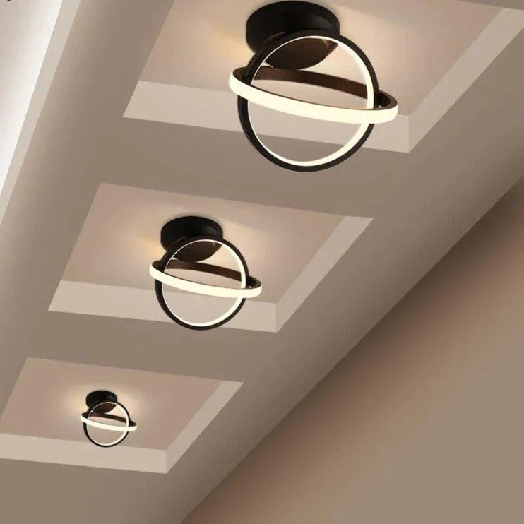 White/Black Color Ceiling Light Modern LED Corridor Lamp For Living Room Round Square Lighting Home Decorative Fixtures