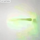 Wooden Led Vanity Light Fixtures With Modern Design And Acrylic Shade