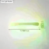 Wooden Led Vanity Light Fixtures With Modern Design And Acrylic Shade