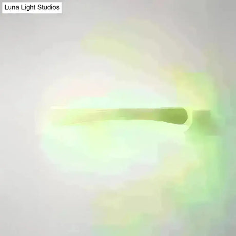 Wooden Led Vanity Light Fixtures With Modern Design And Acrylic Shade